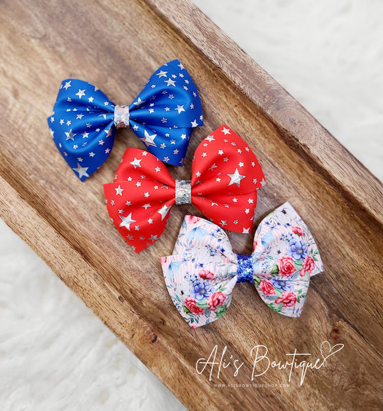 Patriotic Loop de Lou Bows