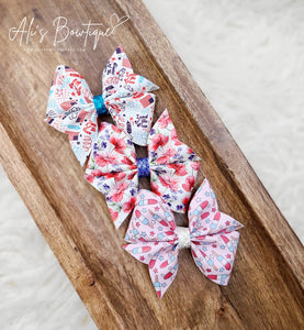 Patriotic Larkin Bows