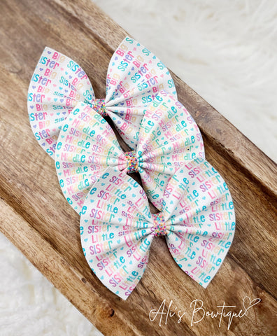 Sister Flutter Bows