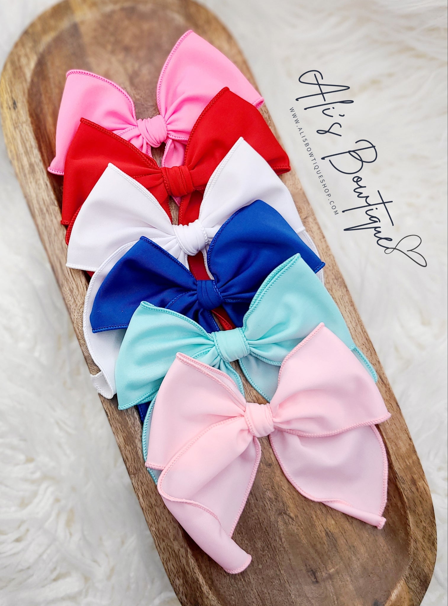 Swim Serged Bows