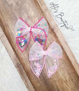 Confetti Shaker Mini Serged Bows